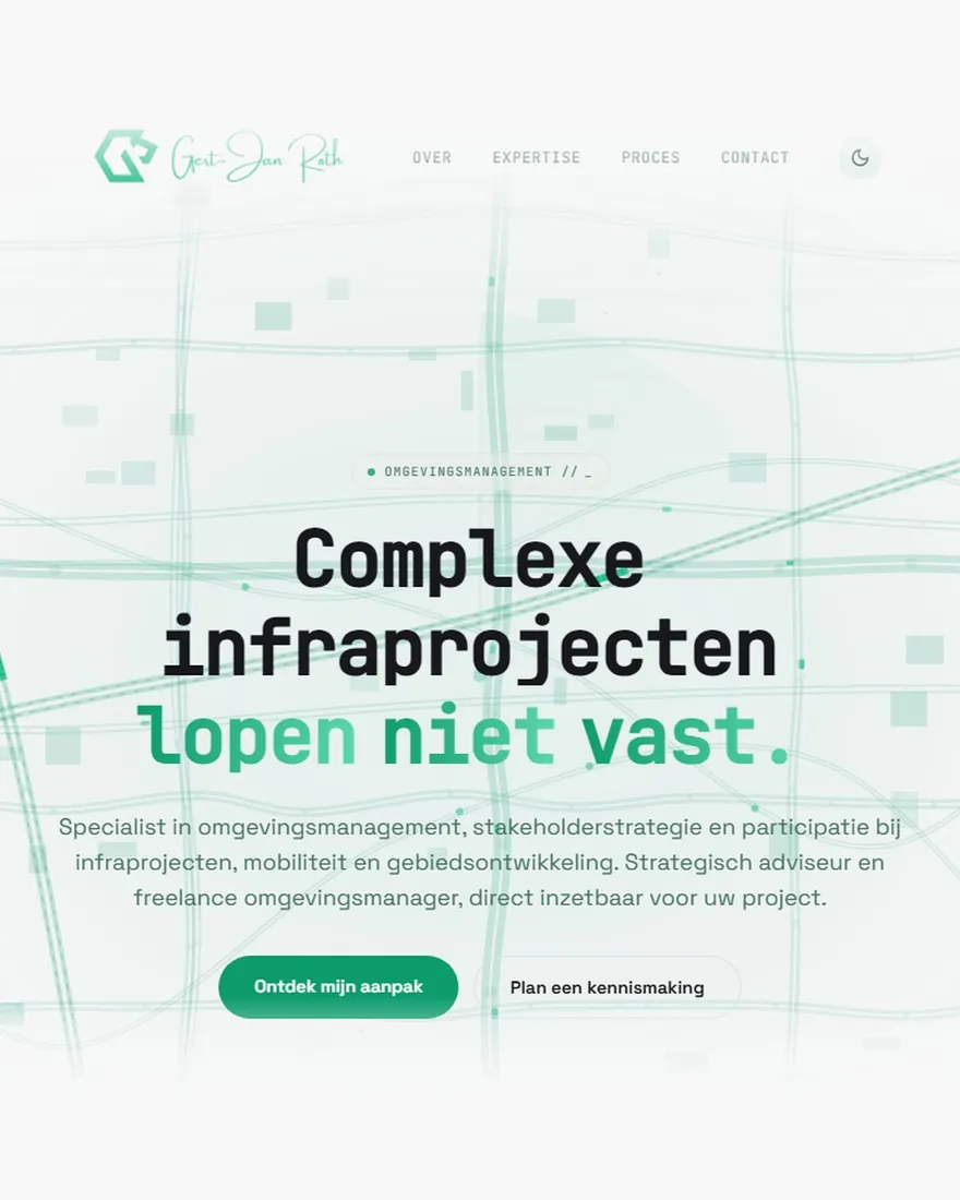 Projectbeeld: Een persoonlijk merk voor een omgevingsmanager